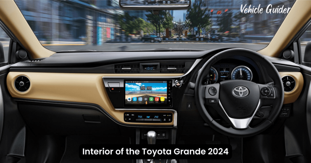 Interior of the Toyota Grande 2024